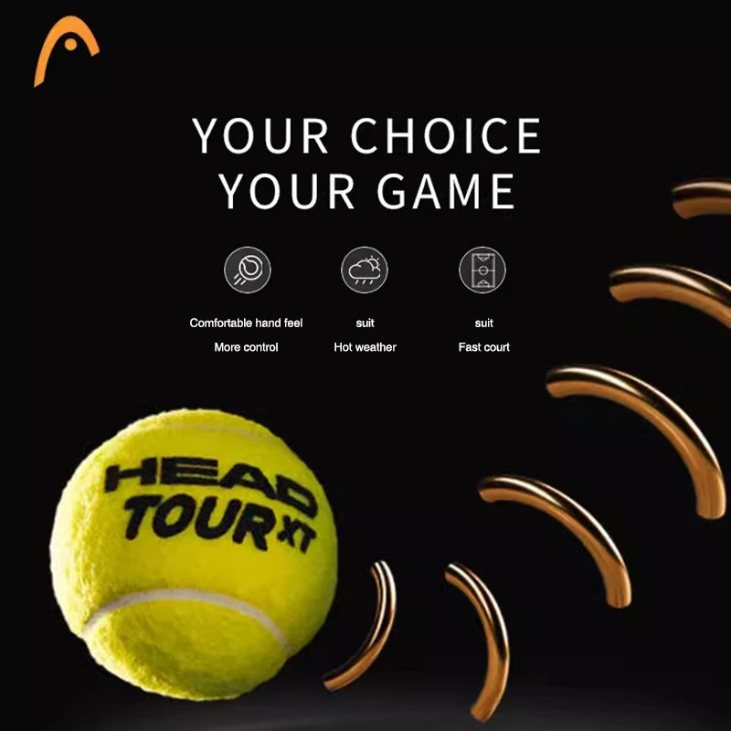 HEAD Professionele Tennis Ballen - 3 Ballen Per Blik