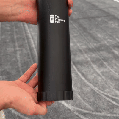 Open to depressurize. Ensures a controlled, safe release.