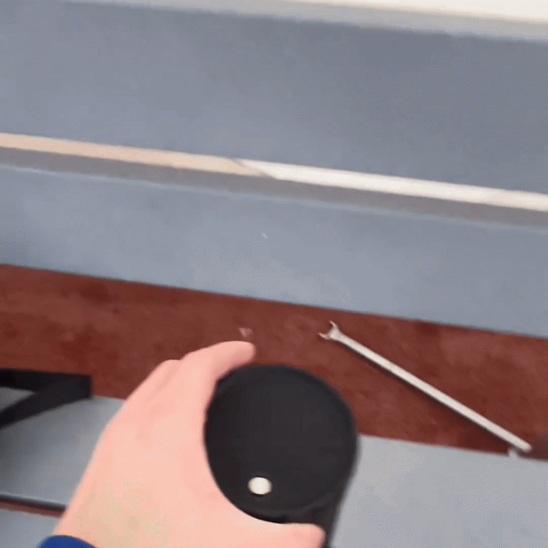 Open to depressurize. Ensures a controlled, safe release.